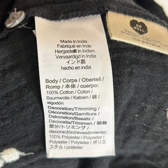 MADEWELL Lightspun Cuff Sleeve Button Front Tiered Mini Dress XXS SOLD - Picture 8 of 8